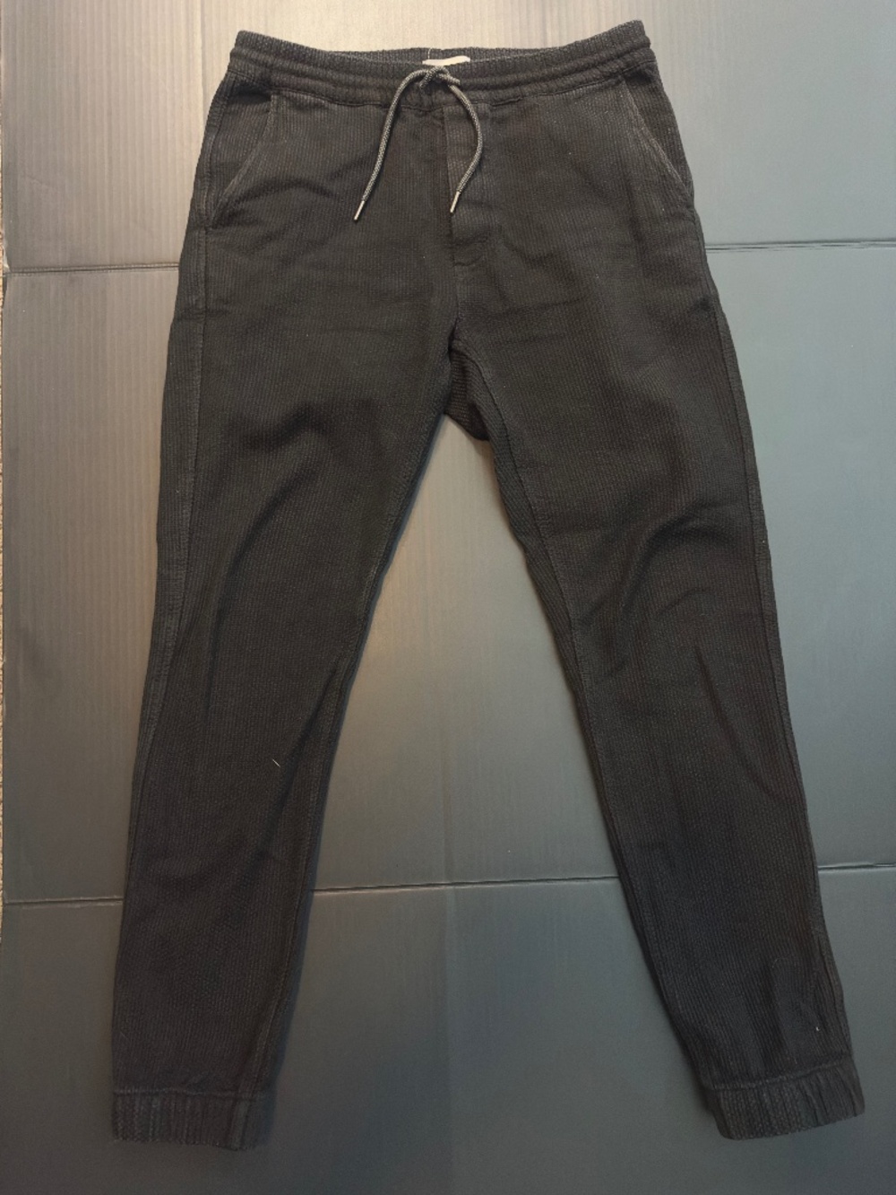 Taylor Stitch Après Pant Black Indigo Sashiko Jogger Men’s Medium